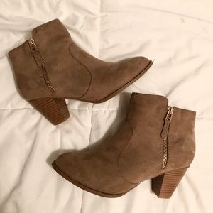 Tan Booties